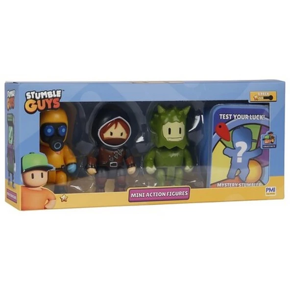 Çocuk Stumble Guys 4'lü Aksiyon Figür Set - Resim 3