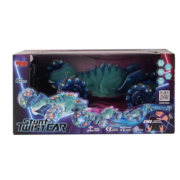 Çocuk HG4-42 Kumanda Bilekten Kontrol Stunt Twist Dinazor Araba -Vardem - 2