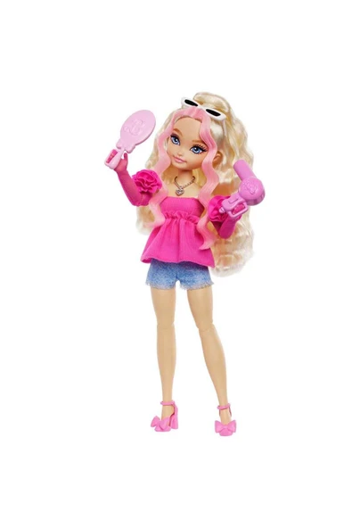 Barbie Dream Besties Barbie Malibu Bebek ve Aksesuarları HYC21 - 3