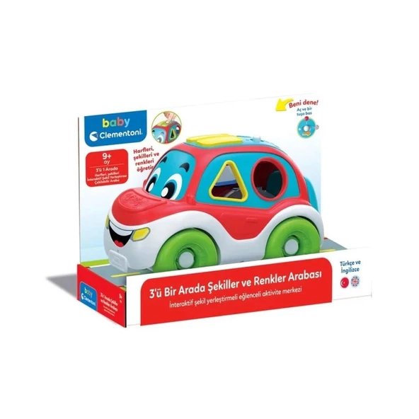 Çocuk 64600 Baby Clementoni - Bultak Araba +9 ay