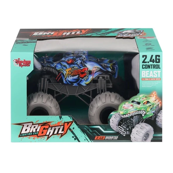 Çocuk Kumandalı Şarjlı Işıklı Off Road Canavar Araba – Eğlenceli Sürüş