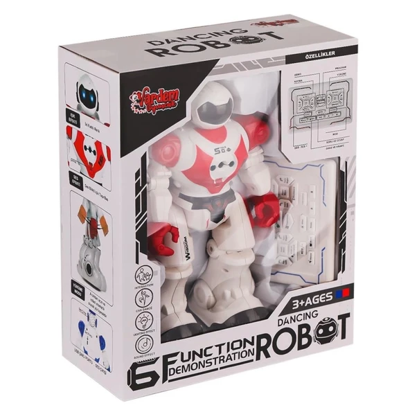 Uzaktan Kumandalı Dans Eden Akıllı Robot – Sesli ve Işıklı Eğlence - 3