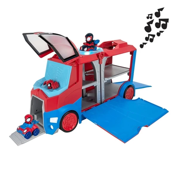 Spidey Kamyon Mini Arabalar Oyun Seti Eğlenceli Süper Kahraman Macerası