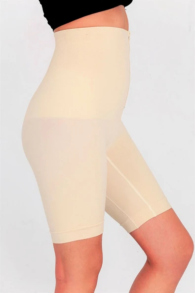 Doğum Sonrası Şekillendirici İz Göstermeyen Sıkılaştırıcı Kadın Fermuarlı Toparlayıcı Klasik Korse - Resim 3