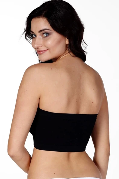 Özel Üretim Straples Sıkılaştırıcı Dikleştirici Şekillendirici Toparlayıcı Kadın Dikişsiz Bondeo Askısız Sütyen - 2