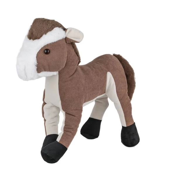 Peluş At 35 cm, Eğitici Peluş Oyuncak, Çocuklar İçin Yumuşak ve Sevimli Arkadaş ürün görseli 1