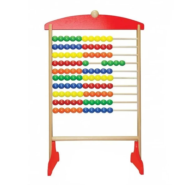 100’lü Abaküs, Eğitici Matematik Oyuncağı, Çocuklar İçin Zeka Gelişimi Destekleyen Set - 4