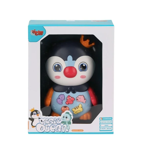 Eğitici Işıklı ve Müzikli Penguen Piyano Çocuklar İçin Eğlenceli Oyun ve Müzik Deneyimi - 4