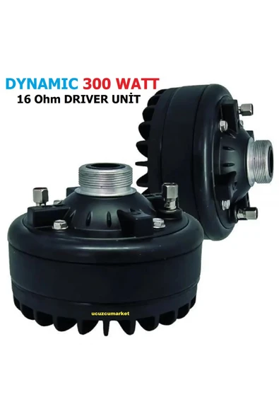 300 Watt 16 Ohm Dynamıc Drıver Unit