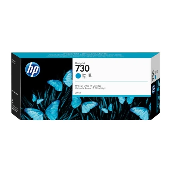 HP P2V68A (730) CAMGOBEGI 300 ML GENIS FORMAT ORJİNAL MUREKKEP KARTUSU ürün görseli