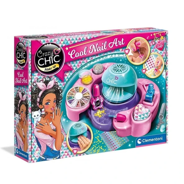 Havalı Tırnak Tasarım Seti Oje Nail Art Çocuk Eğlence