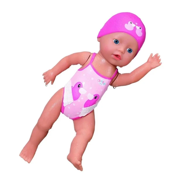 Yüzen Bebek Oyuncak 30 cm Suya Dayanıklı Eğlenceli Bebek Oyuncağı - 2