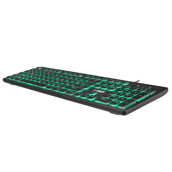 Altec Lansing ALGK8264 Siyah Usb 3 Renk Zemin Aydınlatmalı Q Multimedya Fonksiyonlu Gaming Klavye - 5