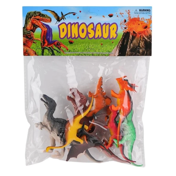 Dinozor Hayvan Seti Gerçekçi Plastik Koleksiyon Figür Çocuk Oyuncak