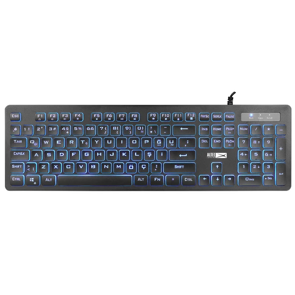 Altec Lansing ALGK8264 Siyah Usb 3 Renk Zemin Aydınlatmalı Q Multimedya Fonksiyonlu Gaming Klavye - 2