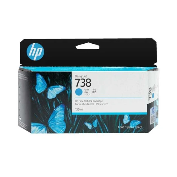 Hp 498N5a (738) Cyan Desıgnjet Ink 130 Ml ürün görseli