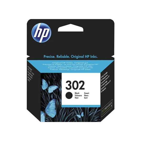 Hp F6u66ae (302) Sıyah Murekkep Kartusu 190 Sayfa - 1