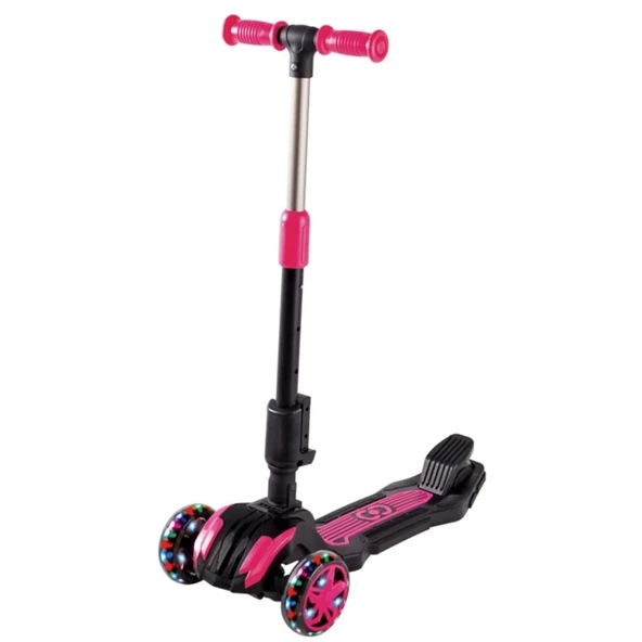 Combo Oturaklı Scooter Pembe Katlanabilir ve Konforlu - 2