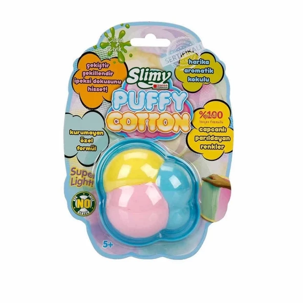 Puffy Coton Kokulu Slime 16 g Hafif ve Kokulu Eğlenceli Oyun - Resim 3