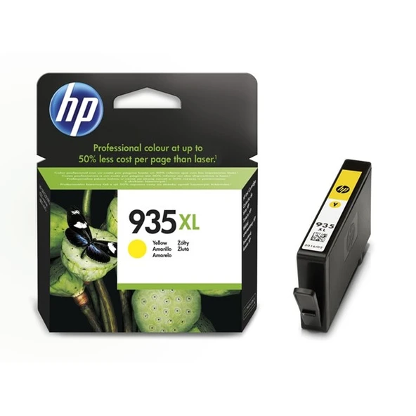 Hp C2p26ae (935Xl) Sarı Yuksek Kapasıtelı Murekkep Kartusu 825 Sayfa - 1