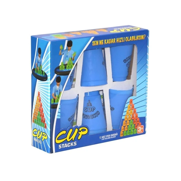 Cup Stacks Bardak Oyunu Hız Reaksiyon Becerisi Çocuk Eğitici