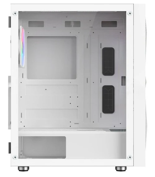 PowerBoost PB-P3509BW USB 3.0, ATX Mesh, ARGB Fan, Beyaz Kasa (PSU yok) - 5