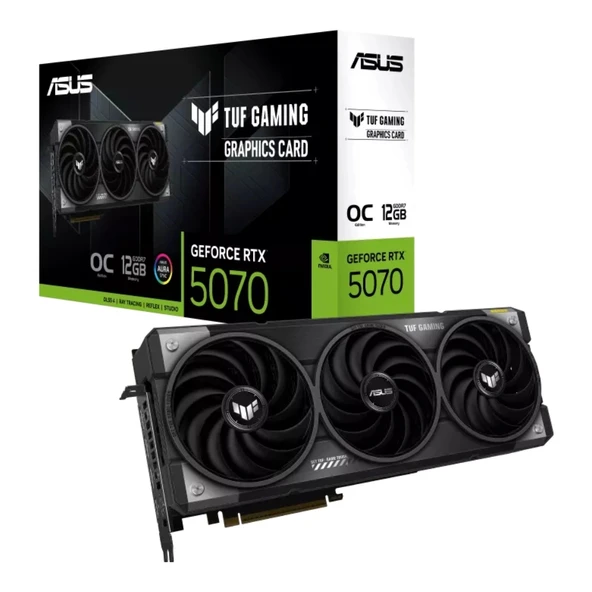 12 GB ASUS PRIME-RTX5070-O12G RTX 5070 GDDR7 192bit OC 1xHDMI 3xDP EKRAN KARTI