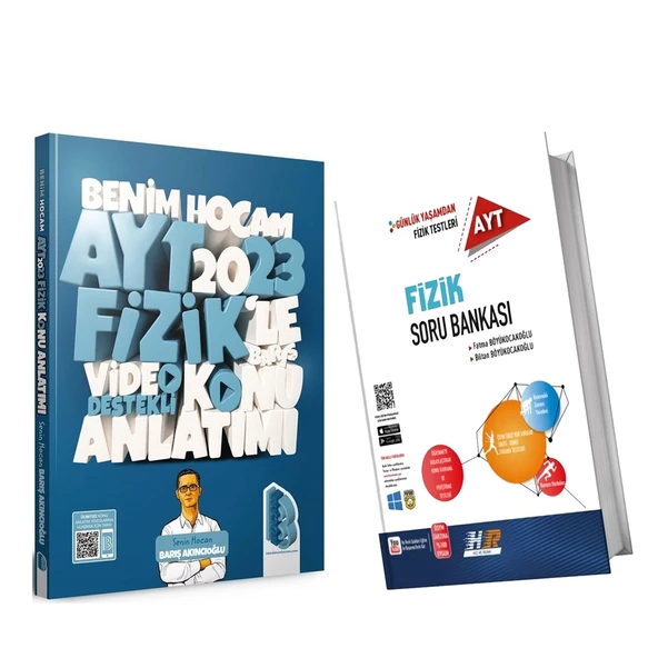Benim Hocam 2023 AYT Fizik Konu ve Hız Renk Soru Bankası Seti 2 Kitap
