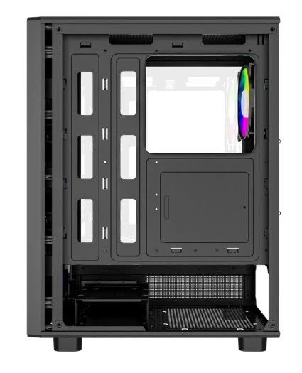 PowerBoost A700B 750W 80+ BRONZE ATX USB 3.0 Rainbow Fanlı Mesh Gaming Siyah Kasa - 4