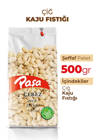 Paşa Kuruyemiş Çiğ Kaju Fıstığı 500 gr - 2