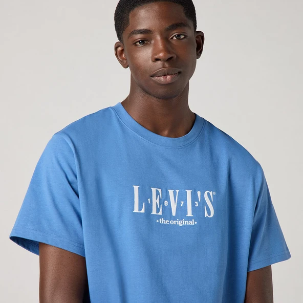 Levi's Oversize Erkek T-Shirt - Kısa Kol - Minimalist - Resim 2