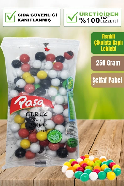Renkli Çikolata Kaplı Leblebi 250 gr