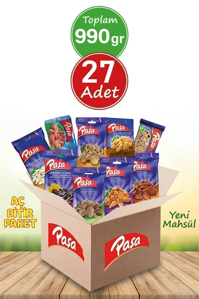 Lezzeti Keşfet Lüx Paket 990 gr - 27 Paket (NATUREL 1. KALİTE)