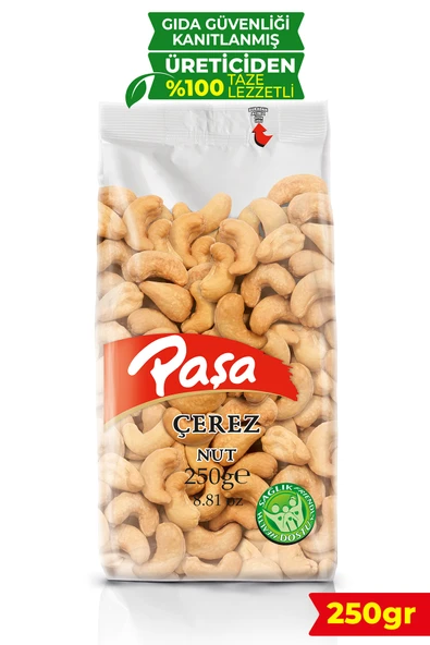 Paşa Kuruyemiş Kavrulmuş Kaju Fıstığı 250 gr - 1