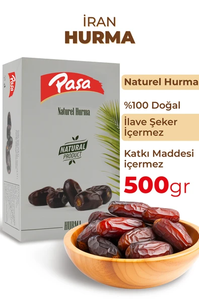 Paşa Kuruyemiş İran Hurma 500 gr Paket - Resim 2