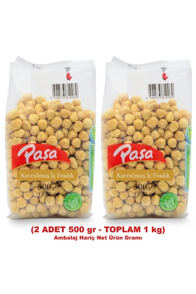 Kavrulmuş Fındık İçi 500 gr x 2 Adet (1 kg) - 2