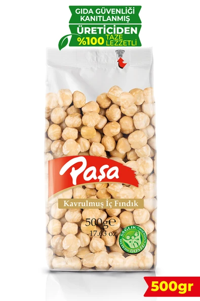 Paşa Kuruyemiş Kavrulmuş Fındık İçi 500 gr