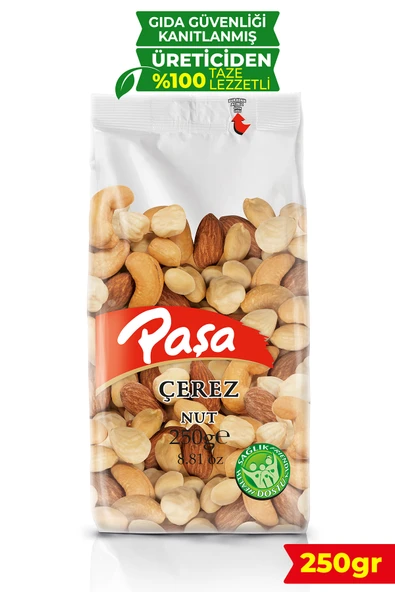 Paşa Kuruyemiş Kavrulmuş Karışık Kuruyemiş 250 Gr - 1