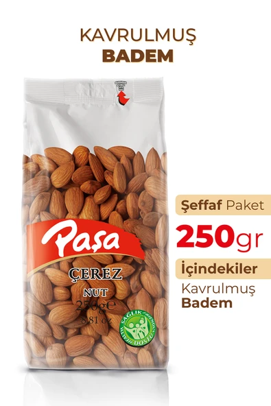 Paşa Kuruyemiş Kavrulmuş Badem 250 gr - 2