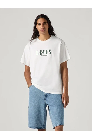 Levi's Oversize Erkek T-Shirt - Kısa Kol Yuvarlak Yaka Günlük