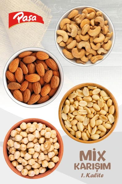 Kavrulmuş Karışık Kuruyemiş 250 gr x 3 Adet (750 gr)