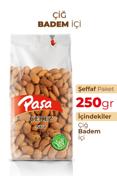 Paşa Kuruyemiş Çiğ Badem İçi 250 gr - 2