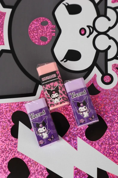 KUROMİ YENİ SEZON LİSANSLI KUROMI 2 ADET SİLGİ - 2