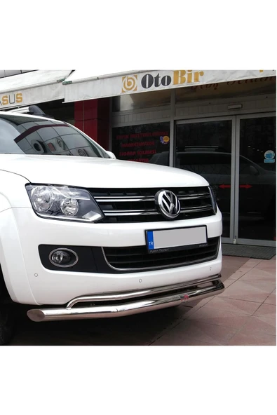 Volkswagen Amarok Ön Krom Koruma Bıyık Paslanmaz Çelik - 2