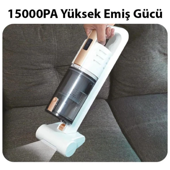 Polham 100W 15000PA Süper Güçlü Led Işıklı Taşınabilir Araç Süpürgesi,Islak Kuru Ofis Araç Süpürgesi - 3