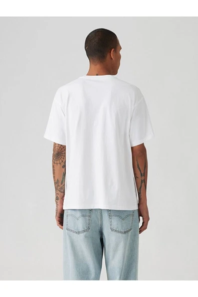 Levi's Oversize Minimalist Erkek T-Shirt - Günlük Stil - Resim 2