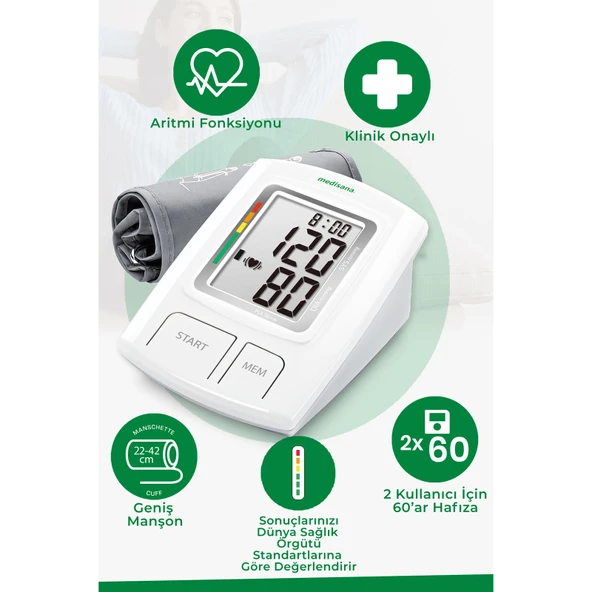 MEDİSANA 23205 KOL TİPİ TANSİYON ALETİ - 3