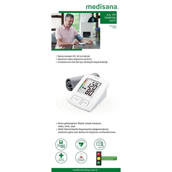 MEDİSANA 23205 KOL TİPİ TANSİYON ALETİ - 4