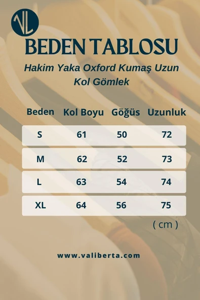 Hakim Yaka Oxford Kumaş Uzun Kol Gömlek - Taş - Resim 5