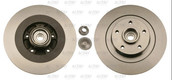 TRW-DF6044BS FREN DİSKİ LAGUNA III 07= / TALISMAN 15= / ARKA DÜZ ABSLİ PORYALI RULMANLI 300-5 (ADET FİYAT)
